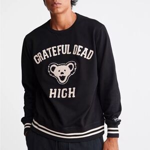 Grateful Dead Black Sweatshirt with White Accents